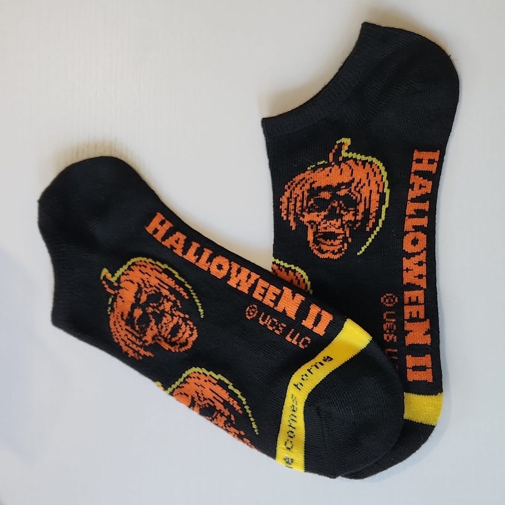 Halloween 2 Womens No-Show Socks 4-10 NEW